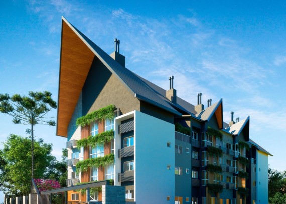 Apartamento, no bairro Floresta em Gramado