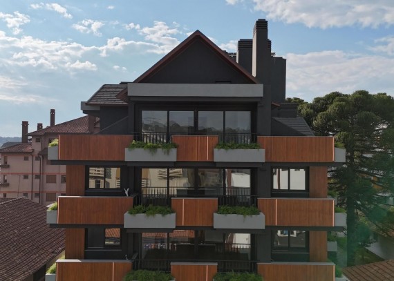 Apartamento, no bairro Centro em Canela