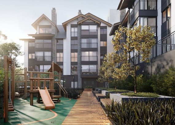 Apartamento, no bairro Centro em Canela