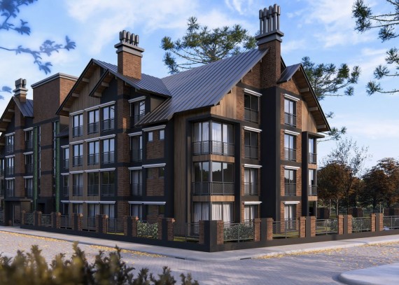 Apartamento, no bairro Centro em Canela