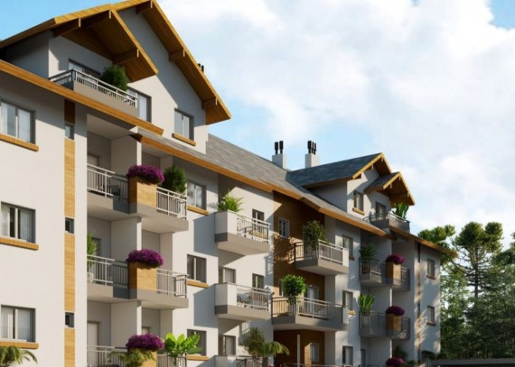 Apartamento, no bairro Floresta em Gramado