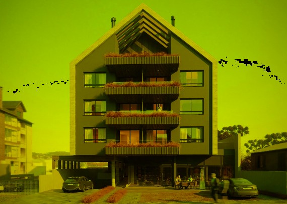 Apartamento, no bairro Centro em Canela