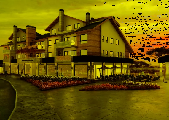 Apartamento, no bairro Centro em Gramado