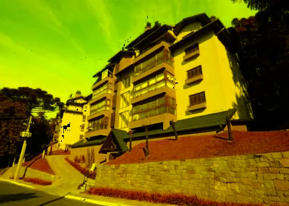 Apartamento, no bairro Centro em Gramado