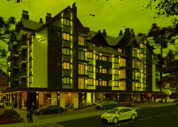 Apartamento, no bairro Ipê Amarelo em Gramado