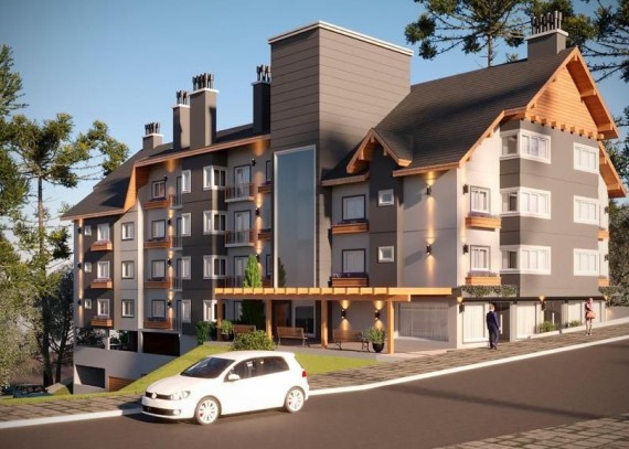 Apartamento, no bairro Moura em Gramado